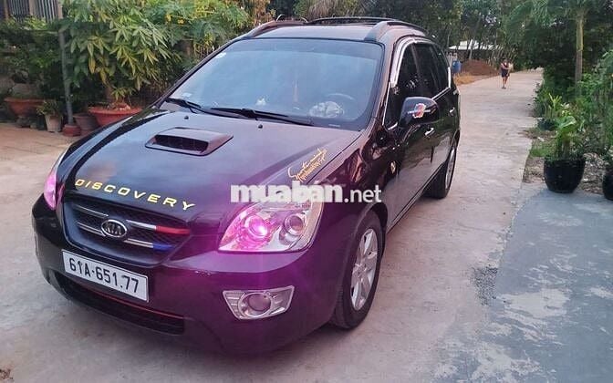 Kia Carens 2007 Dầu 2.0 Turbo Đen 7 chổ