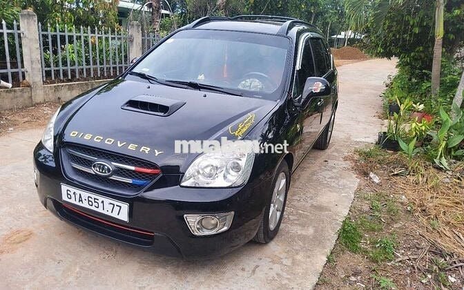 Kia Carens 2007 Dầu 2.0 Turbo Đen 7 chổ