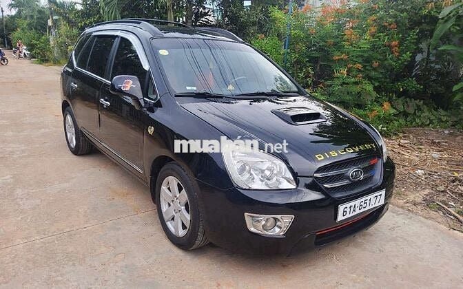 Kia Carens 2007 Dầu 2.0 Turbo Đen 7 chổ