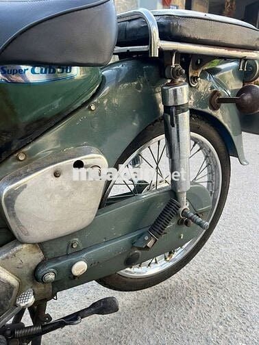 Honda Cub 78/50 4 số tới Xanh rêu