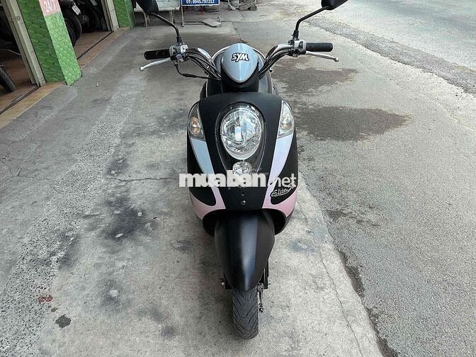 SYM Elite 50 Đen hồng