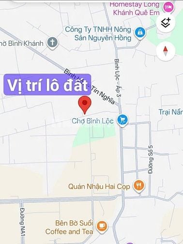 đất thổ cư giá tốt sát chợ bình lộc