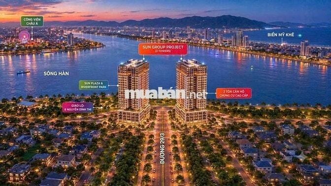 Bán Căn 1BR+/49m2 Sun S-Light Tầng Trung - Giá TTS 2.4 tỷ - CK 17.5%