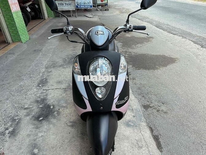 SYM Elite 50 Đen hồng
