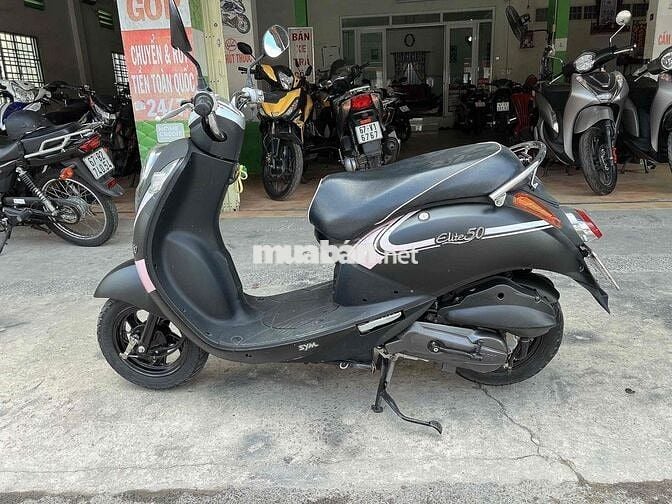 SYM Elite 50 Đen hồng