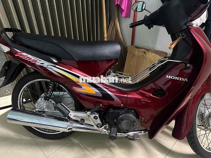 Honda Wave Anpha 2020 lốc đen chữ cong Đỏ