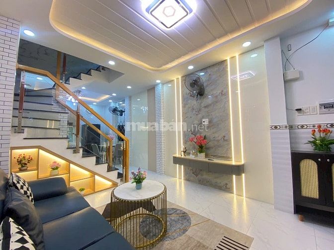⭐️Nhà 3 lầu đẹp Cao cấp hẻm Phan Huy Ích, P14, Q.Gò Vấp, giá: 4,55 tỷ.