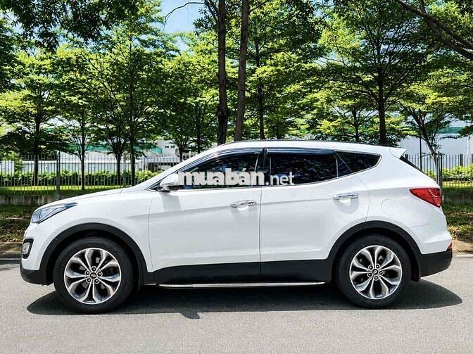 Hyundai Santafe 2015 Full xăng 2 cầu Tự động Trắng