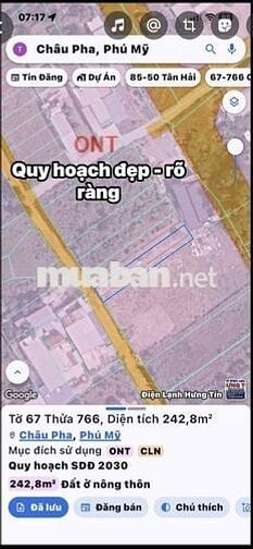 Bán đất Đường 29- Thôn Tân Lễ - Châu Pha - Ngay uỷ ban Châu Pha