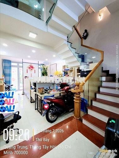 GÒ VẤP | QUANG TRUNG, P8| 57M2 (4.7 x 12) X 5 TẦNG| HXH| 18TR/TH| 8.3Đ