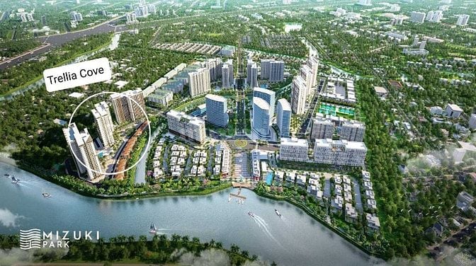 Căn Hộ Ven Sông Trellia Cove (26ha) Nguyễn Văn Linh, Bình Chánh, 2PN |