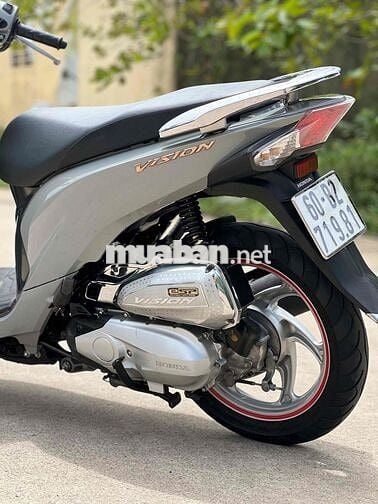 Honda Vision 110cc 2020 Xám Xi Măng Khoá Smartkey