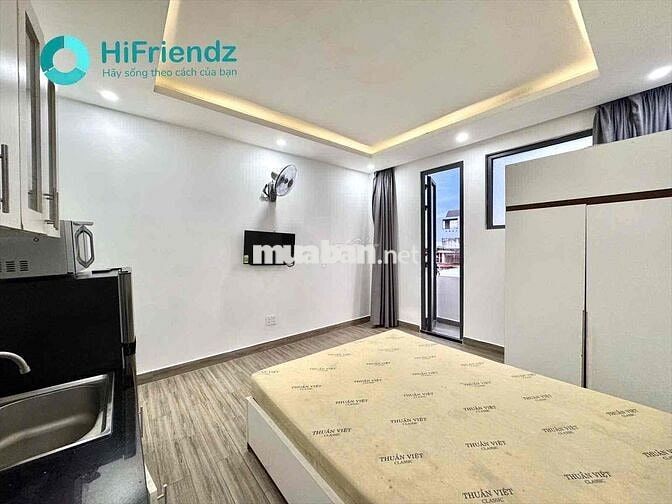 Căn hộ mini Full nội thất ban công kế cầu chữ Y Q5
