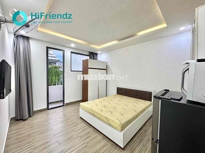 Căn hộ mini Full nội thất ban công kế cầu chữ Y Q5
