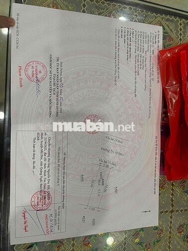 Bán Đất sổ hồng riêng thổ cư 100%