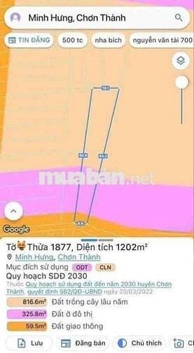Bán Nhà Vườn Sát KCN Minh Hưng