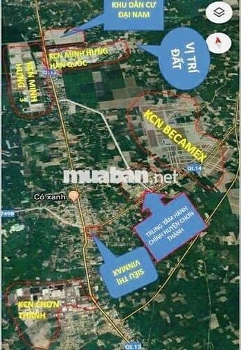 Bán Nhà Vườn Sát KCN Minh Hưng