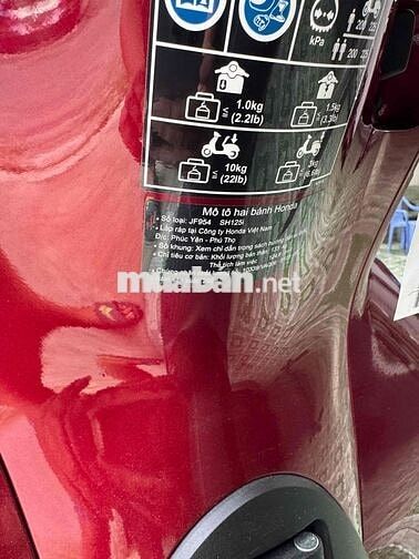 Honda SH 125i CBS 2026 Đỏ Mới 100%