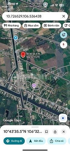 Bán 7000mv đất CLN Tân Nhựt Bình Chánh