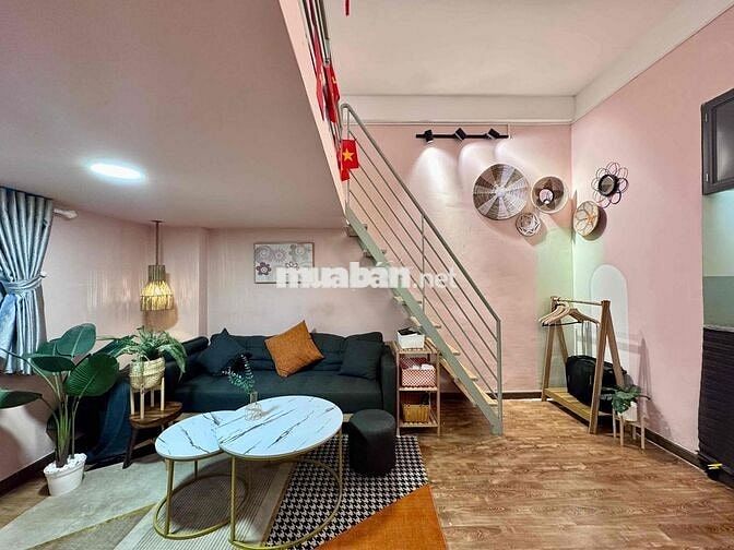 Chung Cư Cũ_ Dạng Gác 25m2 Full NT_ Cho Thuê Dài Hạn_Ngay Chợ BThanh