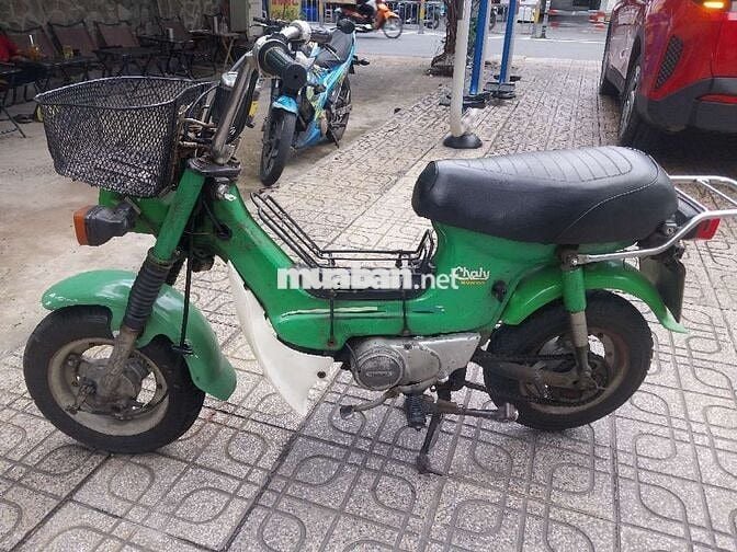 Honda Chaly 81 Xanh đèn vuông