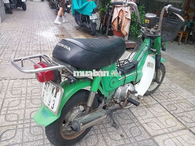 Honda Chaly 81 Xanh đèn vuông