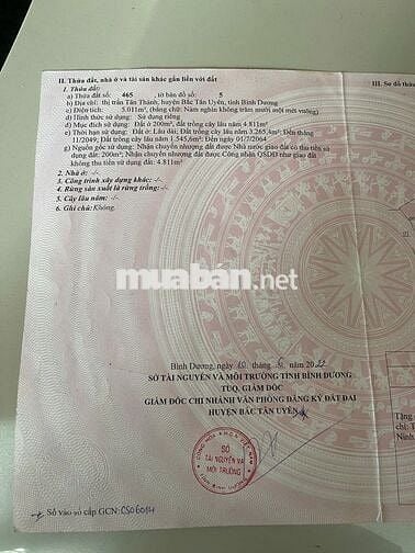 đất thị trấn Tân Thành, Bắc Tân Uyên,Bình Dương, thành phố hồ chí Minh