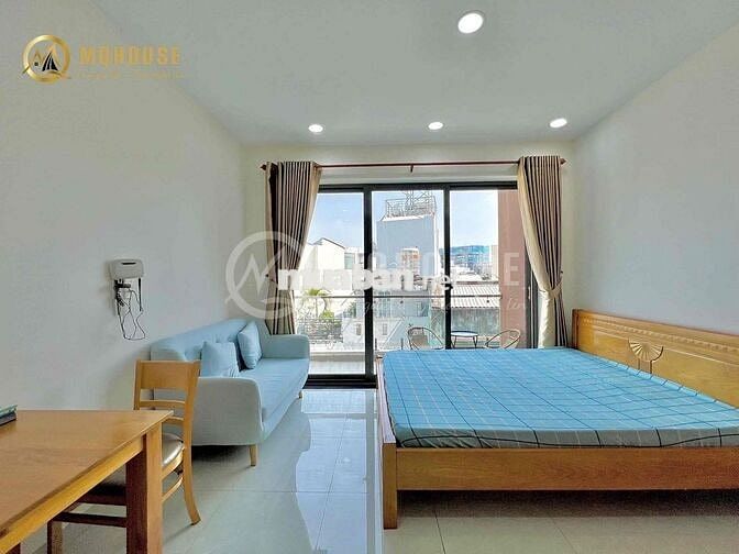 🌈CĂN HỘ BAN CÔNG 30m2💥FULL NT - HẦM XE - THANG MÁY - BẢO VỆ 24/24
