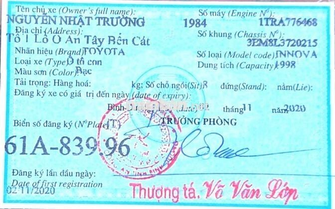 INNOVA 2.0G SX 2020 AT MẪU MỚI 63000KM BH 1 NĂM
