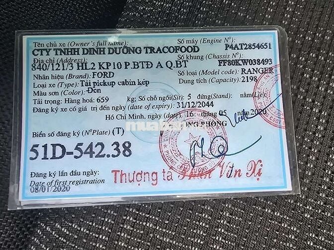 RANGER 2.2L SX 2019 AT 1 CẦU 51000KM BẢO HÀNH1 NĂM