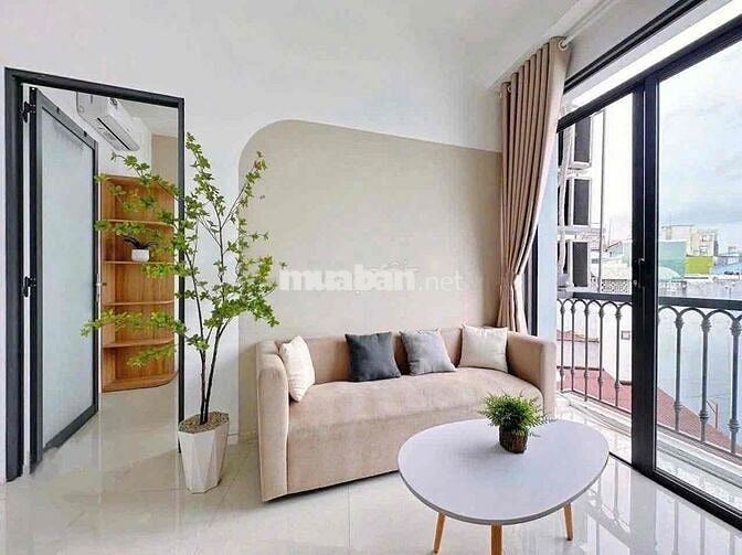 CHO THUÊ 1PN – BAN CÔNG – FULL NỘI THẤT ĐƯỜNG LAM SƠN- KHU SÂN BAY