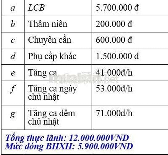TÂN UYÊN - TUYỂN LĐPT - BAO CƠM CA, HỖ TRỢ TÌM TRỌ