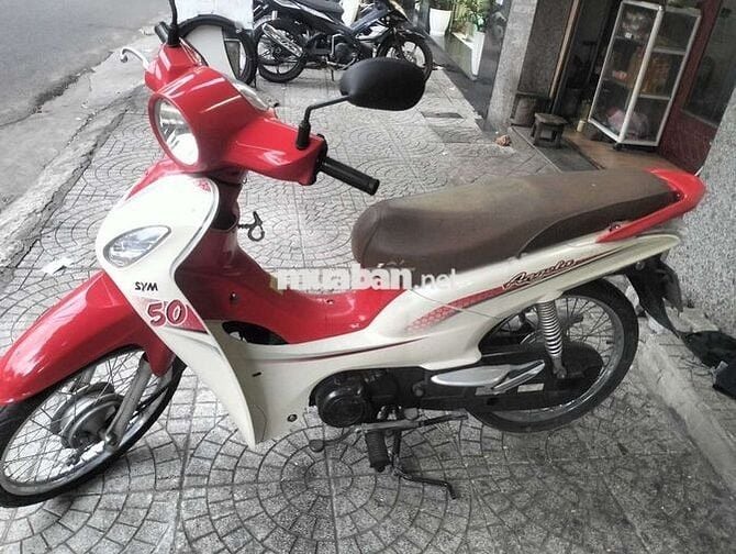 SYM Angela 50cc Đỏ Trắng