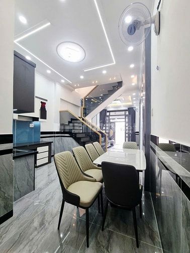 Nhà đẹp 4x13m full nội thất, Trần Thị Cờ, Q12