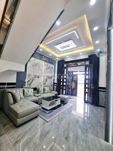 Nhà đẹp 4x13m full nội thất, Trần Thị Cờ, Q12