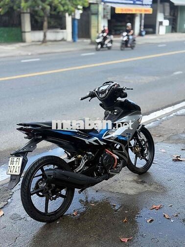 Yamaha Exciter 150 Xanh Bạc Đen độ máy