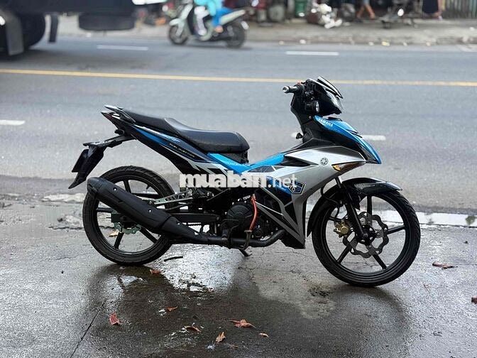 Yamaha Exciter 150 Xanh Bạc Đen độ máy