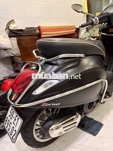 Piaggio Vespa Sprint 2018 Đen 10.000km iGet, ABS