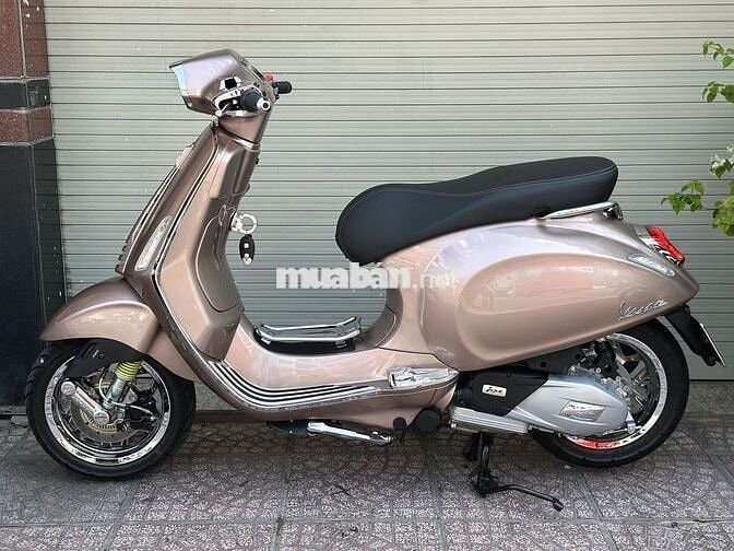 Vespa Sprint125 Tech 2025 Hồng Por 1400km 777.37
