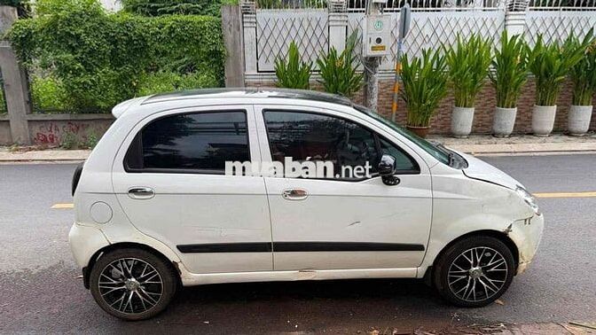 Chevrolet Spark Van 2014 Trắng Ghế da