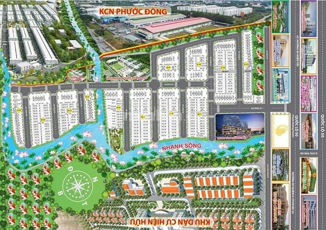 Bán lô đất mặt tiền QL50 ( mở rộng 40m)