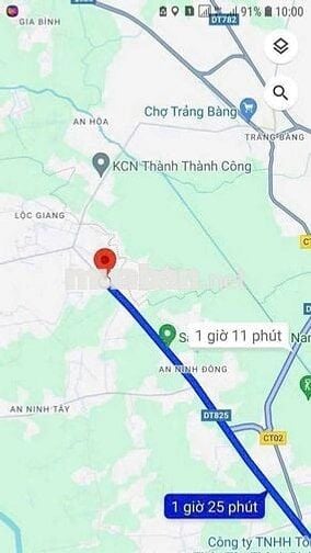 Đất mặt tiền TL 825 Đức Hoà Long An 500 M2