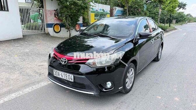 Toyota Vios 2014 Số sàn Đen Da Hà Nội