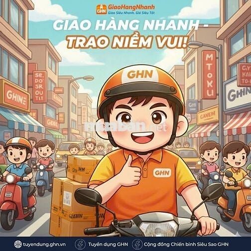 NHÂN VIÊN GIAO NHẬN HÀNG BƯU PHẨM