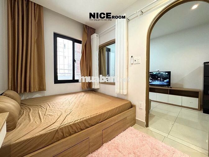 1PN mới đẹp 40m2 gần CV Gia Định/Tân Sơn Nhất - Thang máy - Giặt riêng