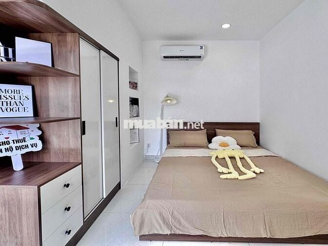 Căn hộ full nội thất 1PK - 1PN ban công . CV Hoàng Văn Thụ Q. Tân Bình