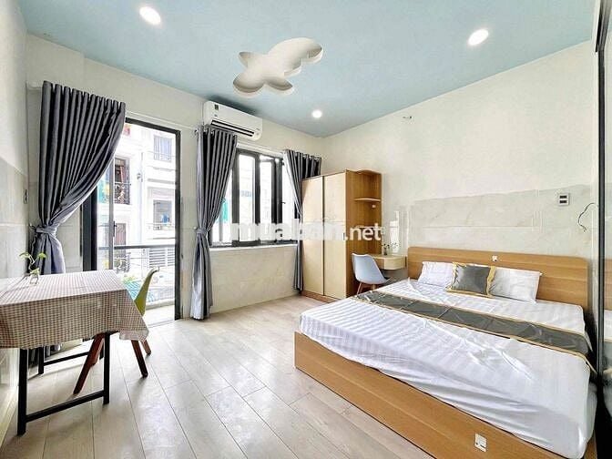CHO THUÊ CHUNG CƯ MINI / 1 PHÒNG NGỦ - BAN CÔNG / THANG MÁY - Y DƯỢC