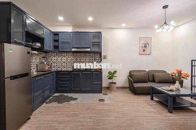Căn hộ 1 phòng ngủ 60m2 style Modern Industrial, full nội thất cao cấp