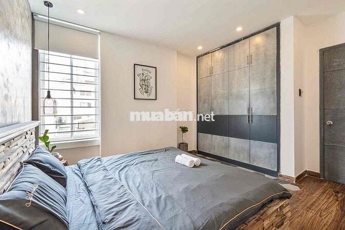Căn hộ 1 phòng ngủ 60m2 style Modern Industrial, full nội thất cao cấp