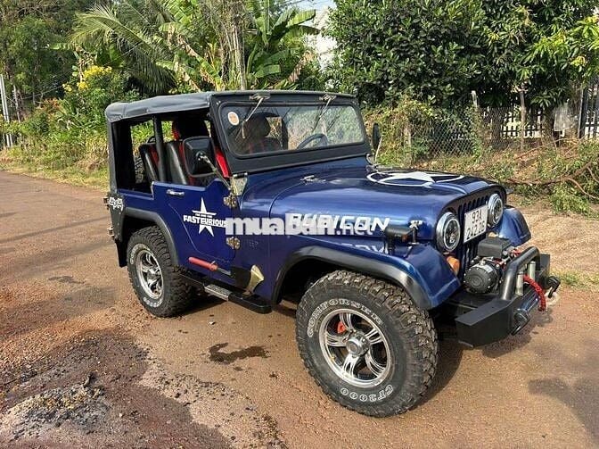 Jeep CJ4 Xanh Xe địa hình